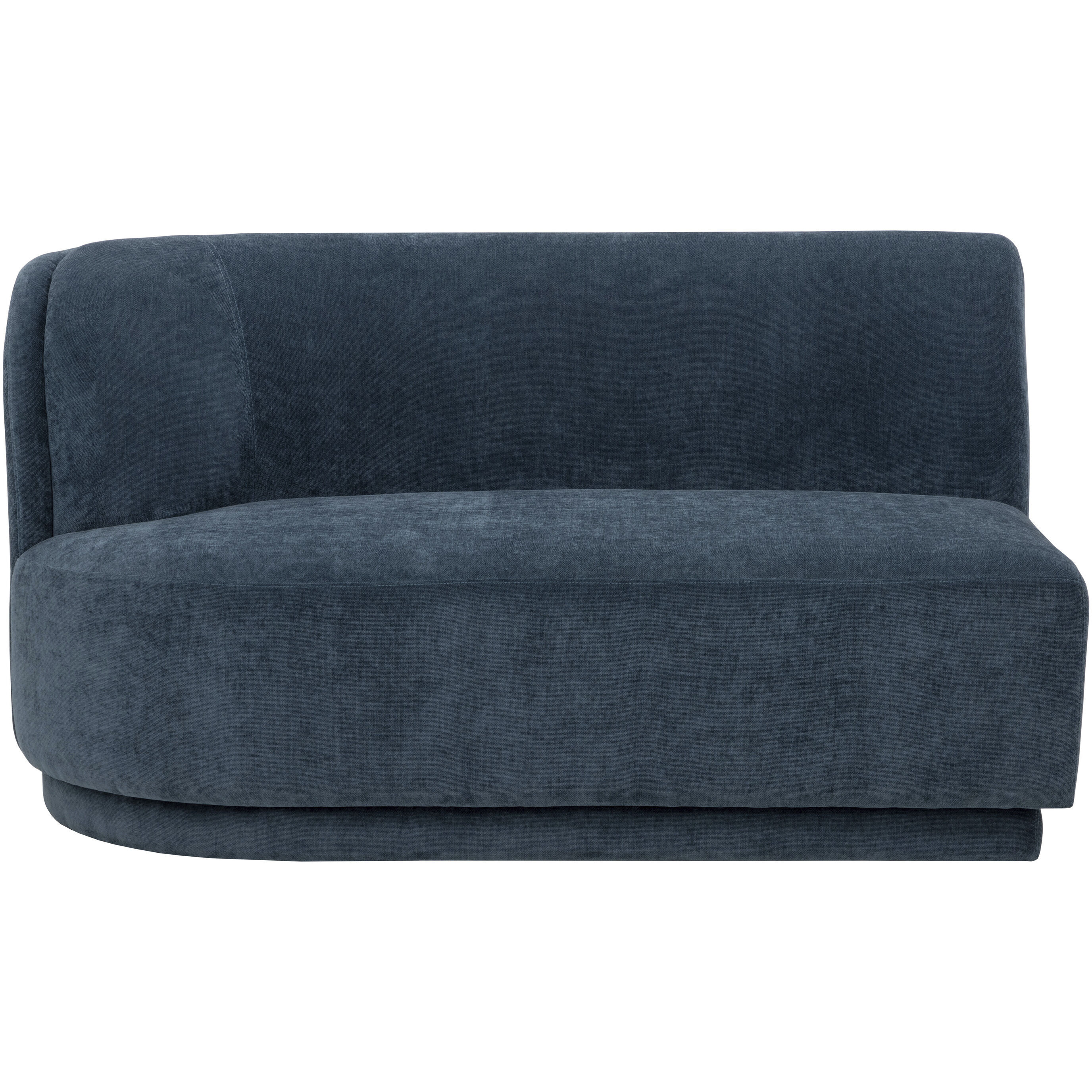 Jaclyn Danny Dusty Blue Modular Left Armchair